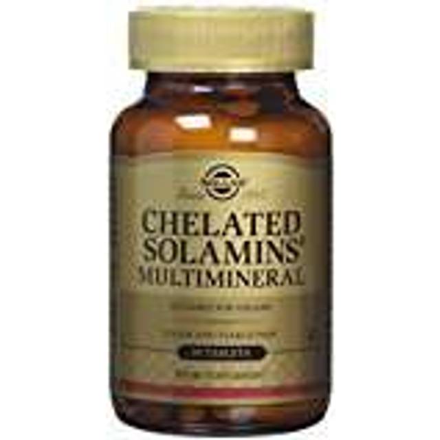 Chelated Solamins Multimineral 90 tabletter - Solgar