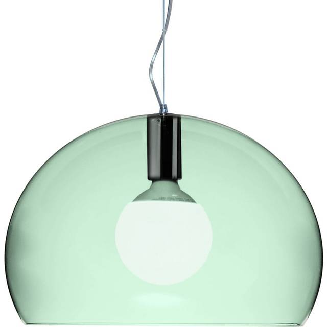 Kartell - Small FL/Y Suspension Lamp - wolkenblau/transparent/Ø38cm - cloudy blue (28.0 x &#8960;38.0cm)