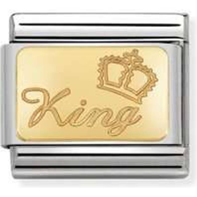 Nomination Classic 18ct Gold King Charm