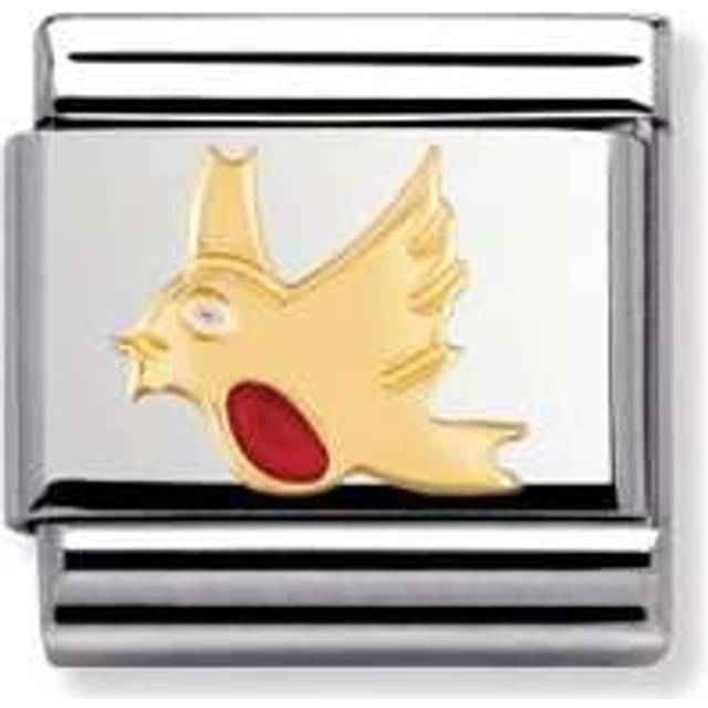 Nomination Classic Gold Robin Animal Charms
