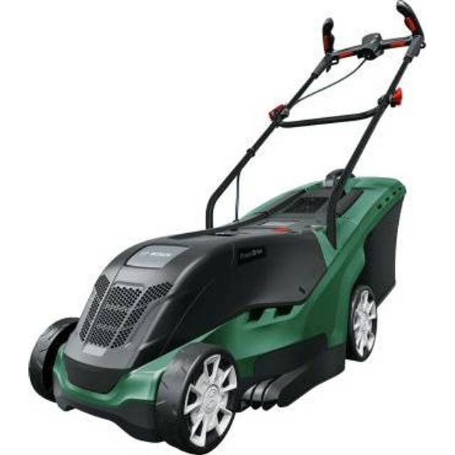 Bosch Home and Garden Bosch elektrisk gräsklippare UniversalRotak 450 (1300 W, arbetsbredd: 34 cm, gräsmattor upp till 450 m², i kartong)