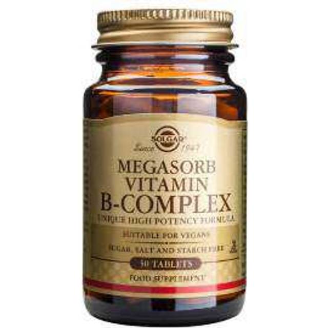 Solgar Megasorb Vitamin B-Complex Tablets - Pack of 50