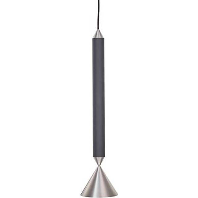 Apollo 39 Pendant, Black Ink / Brushed Aluminium
