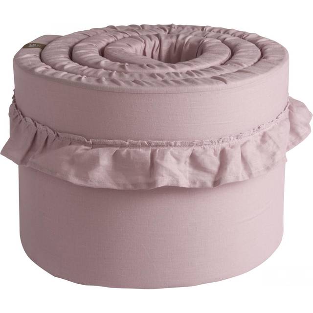 NG Baby Spjälskydd Spjälsäng Tjockt Volang, Sage Green