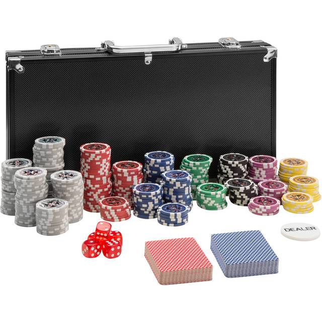 Tectake Poker Set, Silver