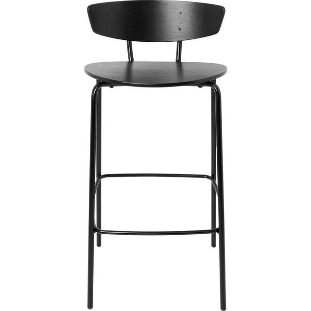 Ferm Living Herman barstol låg svart