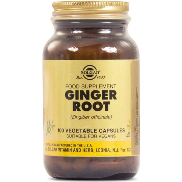 Ginger Root (Ingefära) 100 Kapslar - Solgar