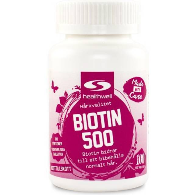Healthwell Biotin 500, 90 kaps