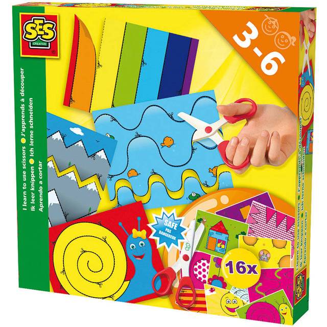 Ses Creative I Learn To Use Scissors Kit Unisex Ages Three To Six Years Mul 14809