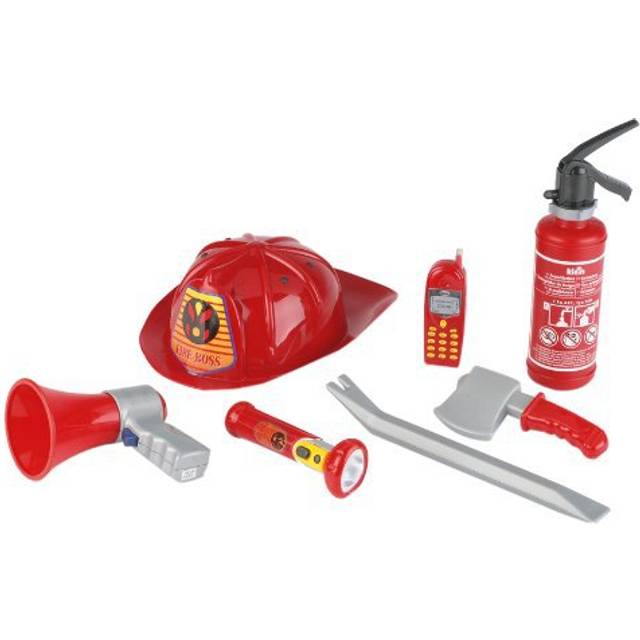 Theo Klein 8967 - Firefighter Henry Firefighter Set with 7 Pieces, Toy