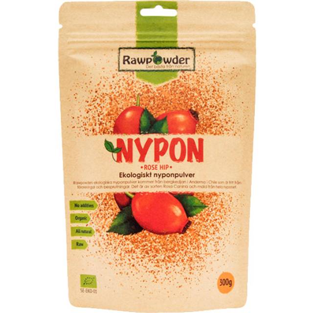 Rawpowder Nyponpulver EKO 300 gram