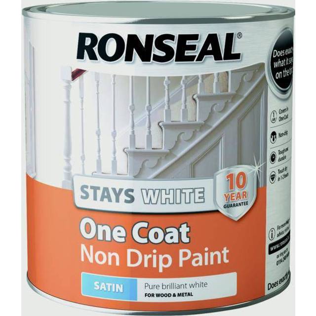 Ronseal Stay White One Coat Satin 2.5L