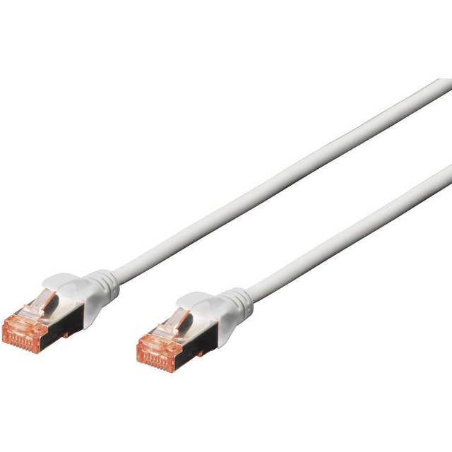 CAT 6 S-FTP patch cord, Cu, LSZH AWG 27/7, length 0.5 m, grey