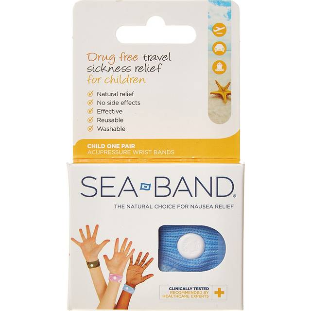 SeaBand för Barn - Pink - 2 Stk. - 1 Paket