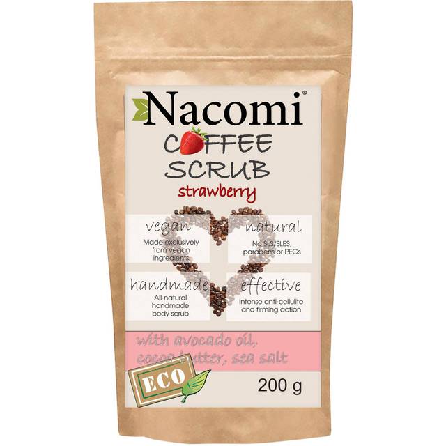 Nacomi Peeling kawowy-truskawka, 200g