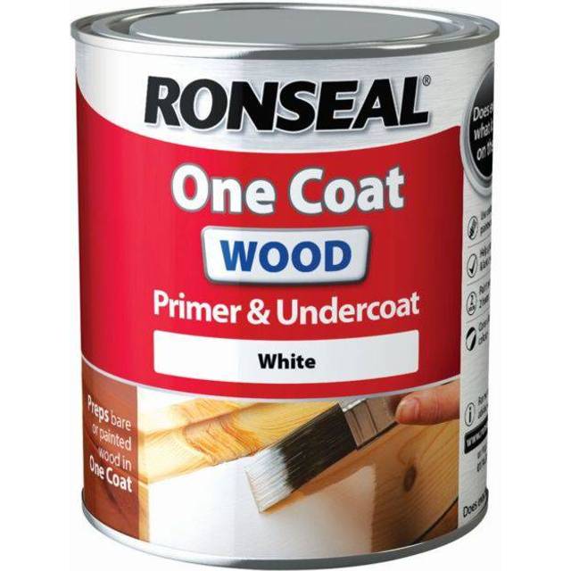 Ronseal One Coat White Wood Primer & Undercoat 750ml
