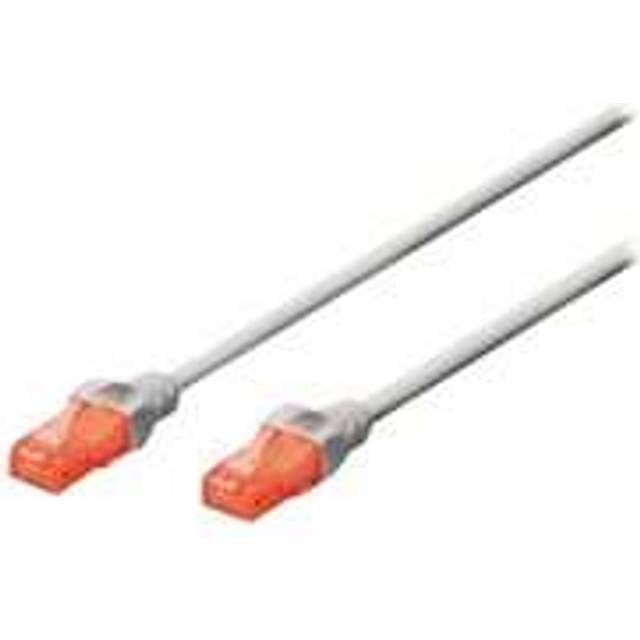 CAT 6, U-UTP patch cord, PVC AWG 26/7, length 3 m, color grey