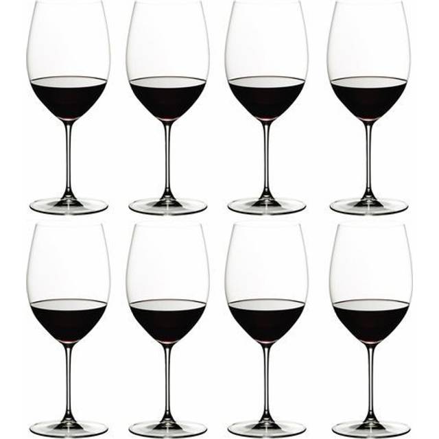 RIEDEL - Vinum Cabernet/Merlot Wine Glass Set 6+2 for free - transparent/H 22,5cm , 610ml/2 Gläser geschenkt (22.5cm)