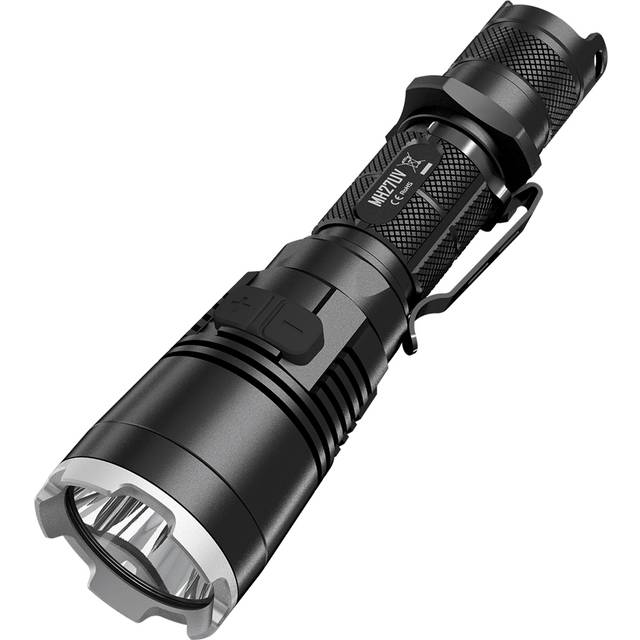 Ficklampa Nitecore MH27UV - 1000 lm / 154 mm / Laddbar / 2 x CR123A, Endast ficklampa
