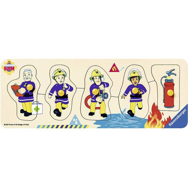 Holzpuzzle "Feuerwehrmann Sam", 24cm x 9cm