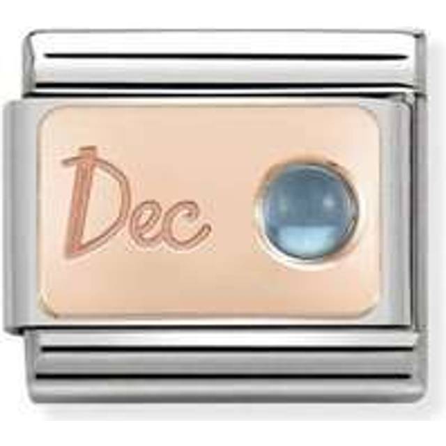 Nomination Classic Rose Gold December Light Blue Topaz Birthday &amp;