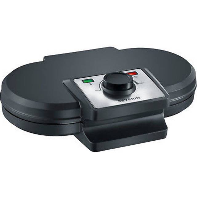Severin Double Waffle Maker with 1200 W of Power WA 2106, Black