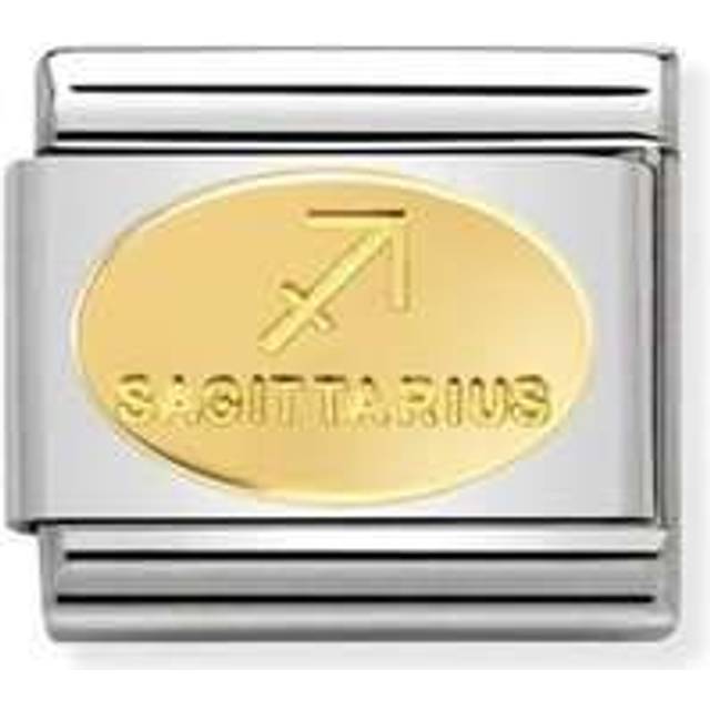 Nomination CLASSIC Gold Zodiac Oval Sagittarius Charm 030165/09