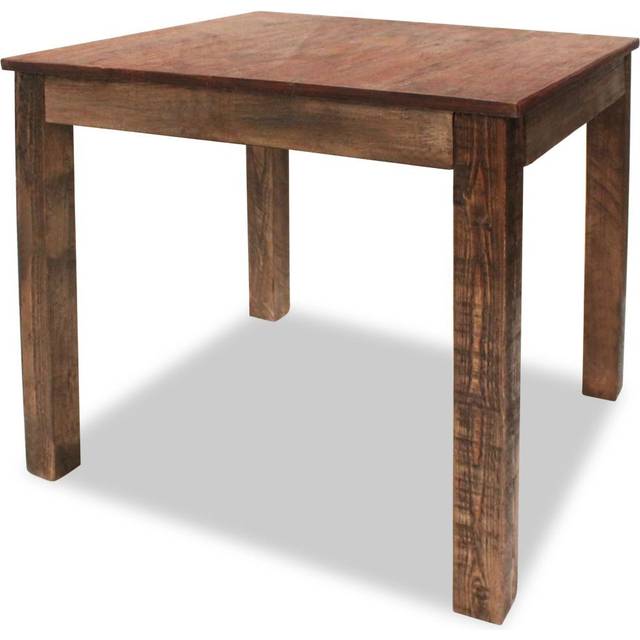 vidaXL Dining Table Mixed Recycled Wood 82x80x76 cm - Brown