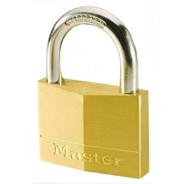 Master Lock Keyed Brass Padlock 4.9 x 3 x 1.2 cm, Brass