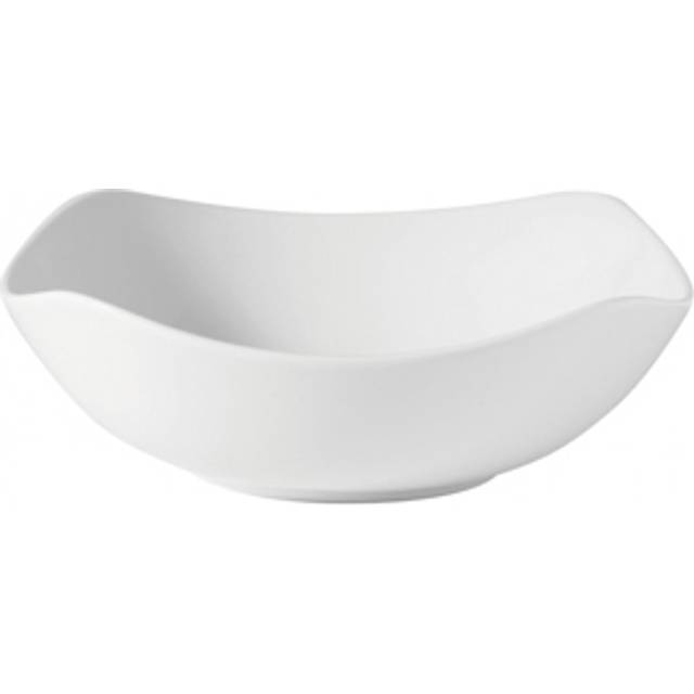Titan White Square Bowl Ceramic Soft 8.25 (21cm) 28.75oz (82cl) Pack Of 6