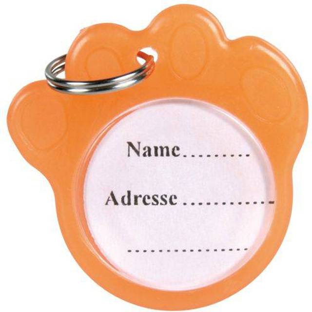 Trixie Dog Collar Phosphorescent I.D Tag