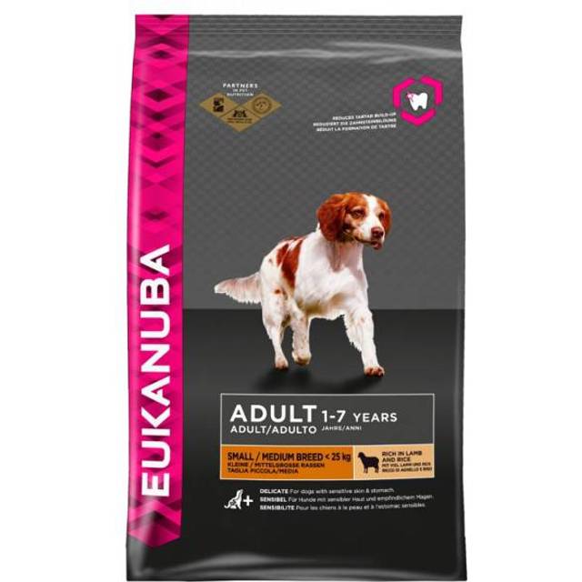 Eukanuba Dog Adult Small & Medium Lamb & Rice 12 kg