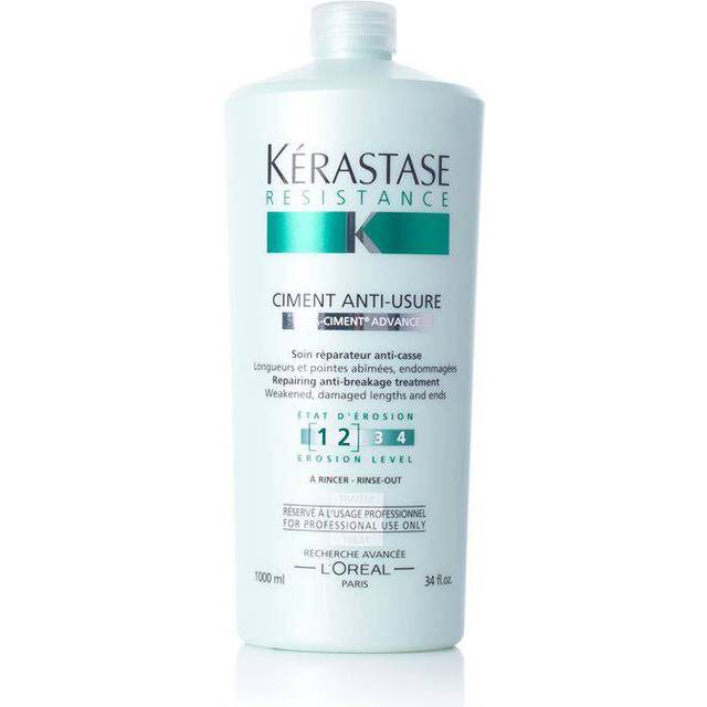 Kerastase Resistance Ciment Anti-Usure Strengthening Anti-Breakage Cream - Rinse Out (For Damaged Lengths & Ends) 1000ml/34oz