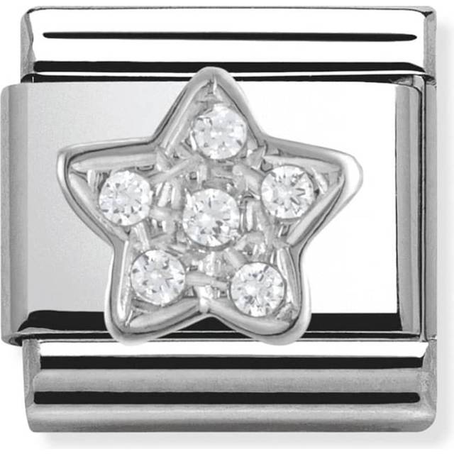 Nomination Classic Silver CZ Star Fairytale &amp; Fantasy Charms