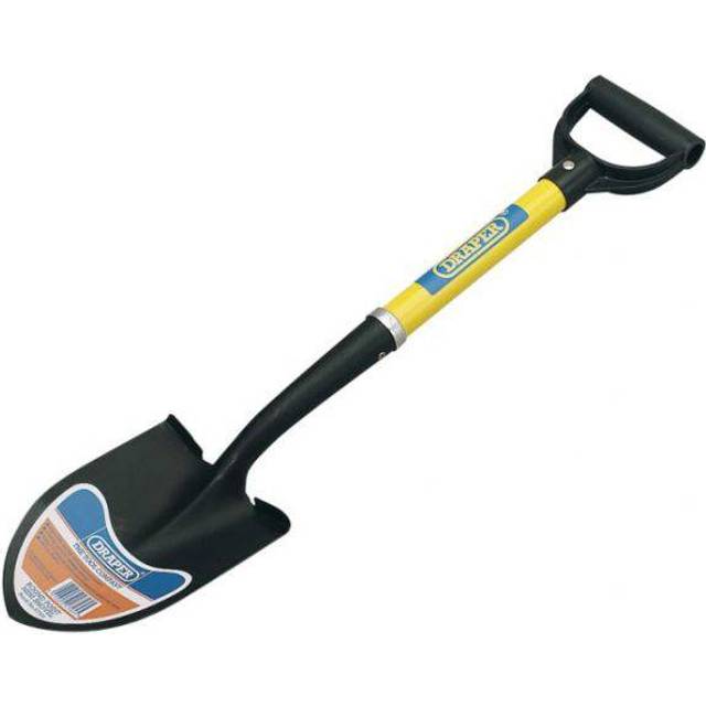 Draper 57569 Round Point Mini Shovel with Fibreglass Shaft