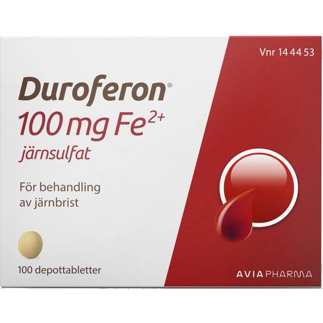 Duroferon, depottablett 100 mg Fe2+, 100 st