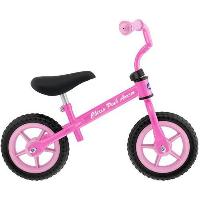 Chicco rosa pilcykel utan pedaler, balanscykel för balanscykel utan pedaler, med justerbart styre och säte, max 25 kg, rosa, spel för barn 2-5 år