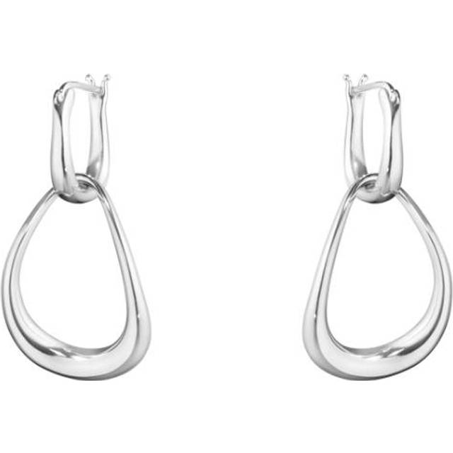 Georg Jensen Offspring Linked Dropper Earrings 10012754 - Silver