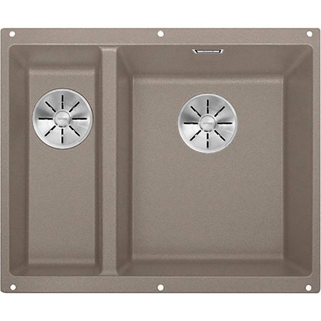 BLANCO Subline 340/160-U Undermounted 1.5 Bowl Composite Granite Kitchen Sink with Right Hand Bowl