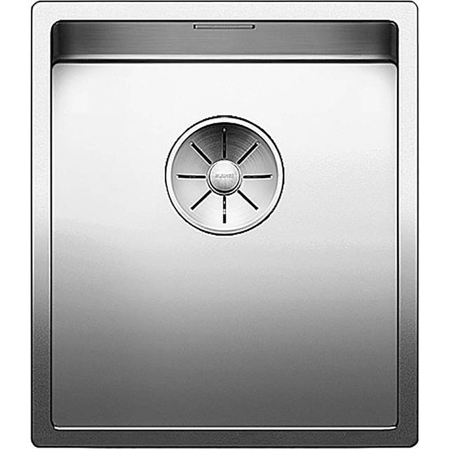 Claron 1.5 Bowl Undermount Kitchen Sink - Brushed Steel (440mm L X 380mm W)