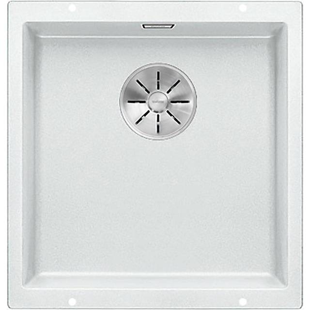 Single Bowl Undermount Kitchen Sink - White (46mm L X 43mm W)