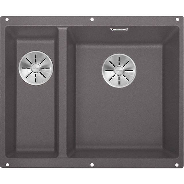 BLANCO Subline 340/160-U Undermounted 1.5 Bowl Composite Granite Kitchen Sink with Right Hand Bowl