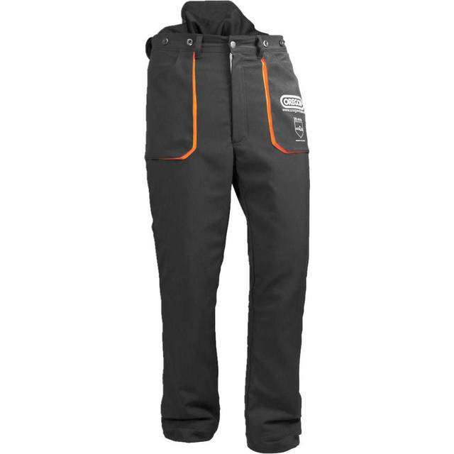 Sågskyddsbyxa, Klass A, Svart/Orange - OREGON: L