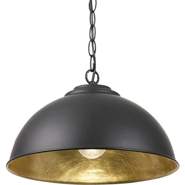 Ensora Lighting Noah Pendant Ceiling Light, Black