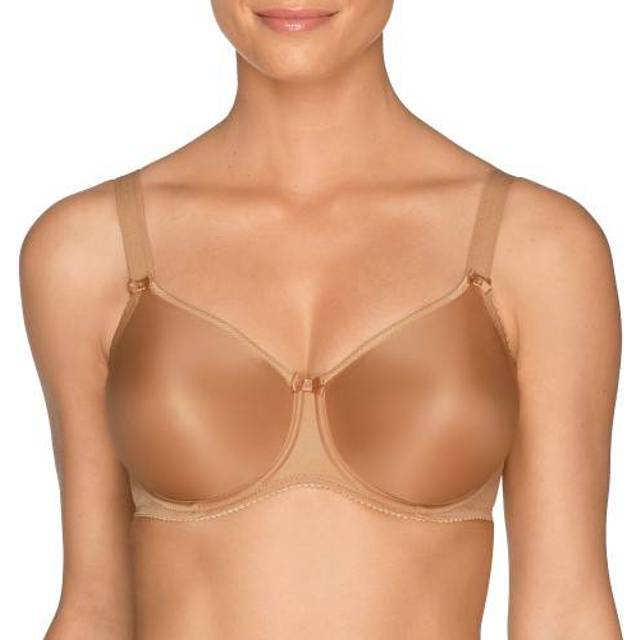PrimaDonna Satin Seamless Non Padded Bra - Beige - D 75