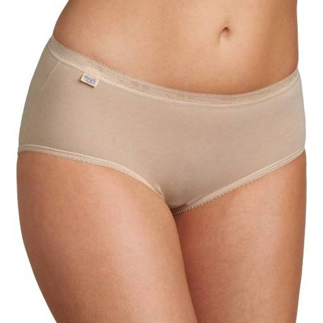 sloggi Dam Basic+ Midi-trosa, Skin, 50, Hud