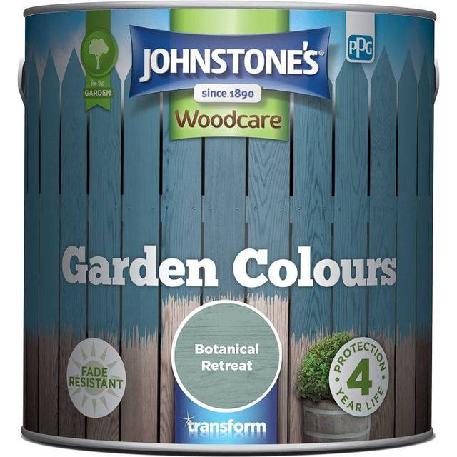 Johnstone's Woodcare Garden Colours Steel Smoke Paint 2.5L - JOHNSTONES