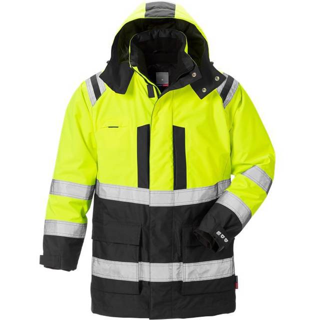Fristads 4036 GTT Vinterparkas varselgul/svart Varselgul/Svart
