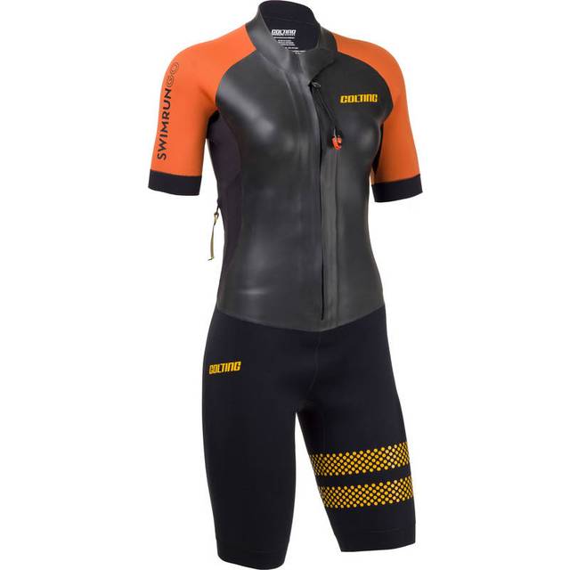 Colting Wetsuits Women's Swimrun Go Black/Yellow, XS