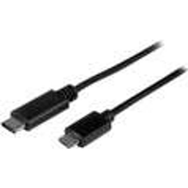 StarTech.com 0,5 m USB-C mikro-B-kabel, USB 2.0, USB-C till mikro-USB-laddningskabel, USB 2.0 typ C till mikro-B-kabel, Thunderbolt 3 kompatibel
